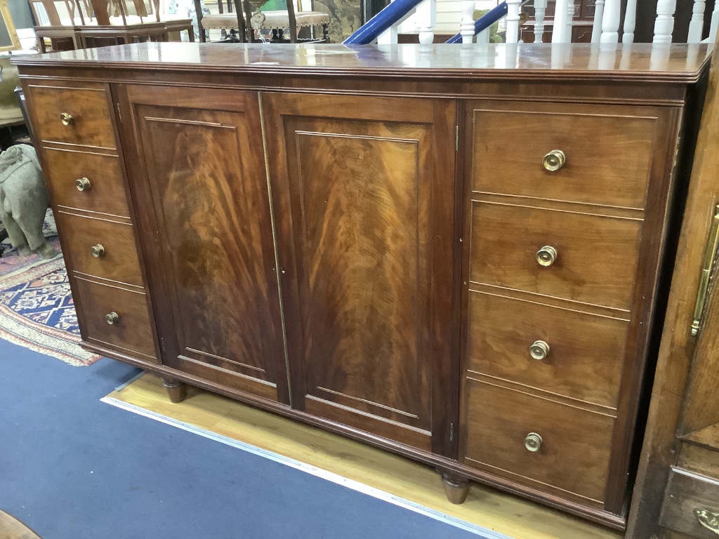 A Regency mahogany press cupboard